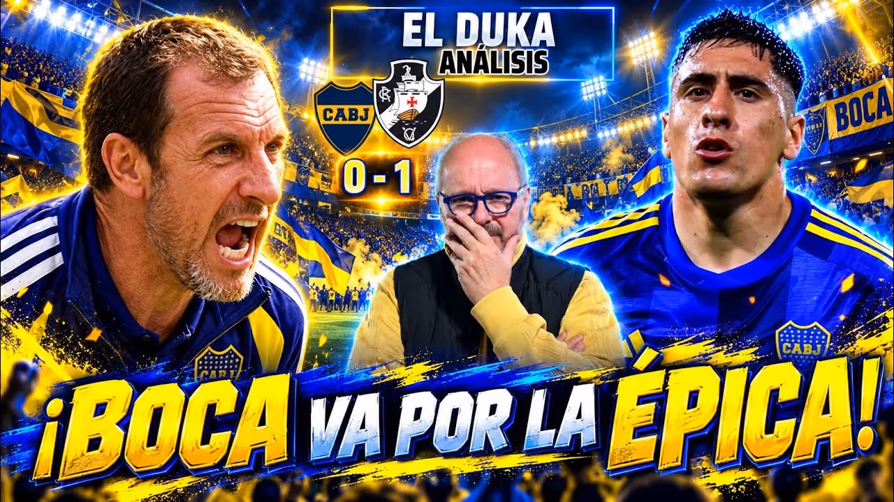 Miniatura original de El Duka: ¡BOCA VA POR LA ÉPICA! — Boca Juniors vs Vasco da Gama (0-1).